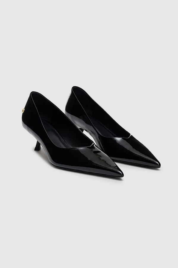 ANINE BING Hilda Pumps in Black Patent - Image 4