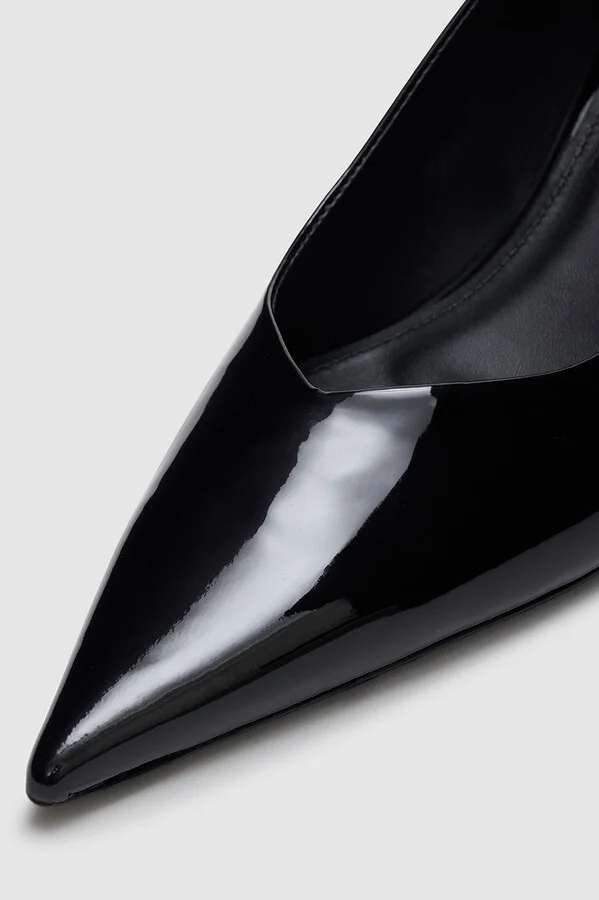 ANINE BING Hilda Pumps in Black Patent - Image 5