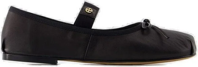 Anine Bing Jolie Bow-Detailed Ballerinas