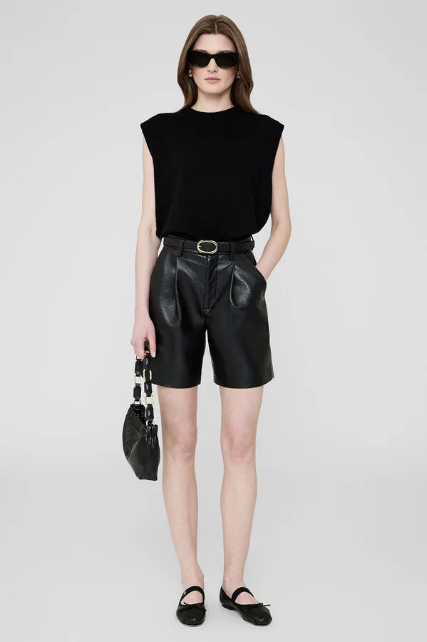 ANINE BING Jolie Flats in Black - Image 3