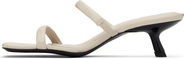 ANINE BING Off-White Hilda Mules - Image 3