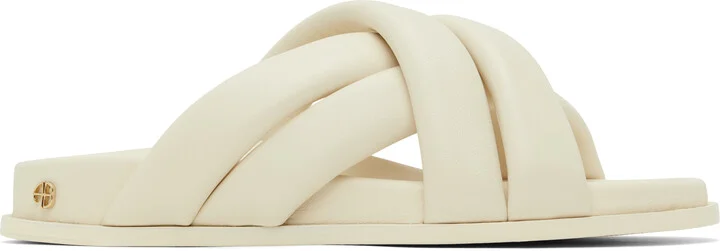 ANINE BING Off-White Lizzie Sandals