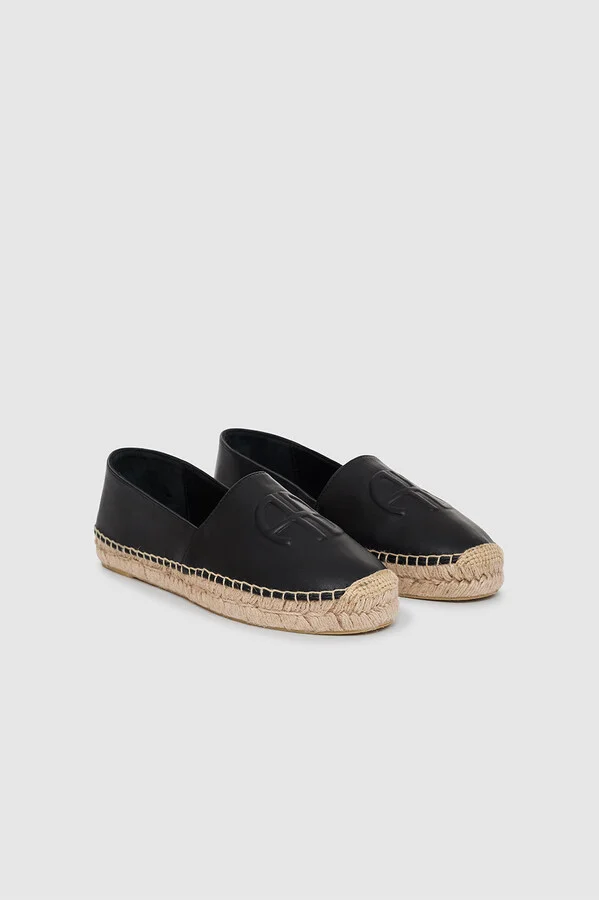 ANINE BING Paloma Espadrilles in Black - Image 4
