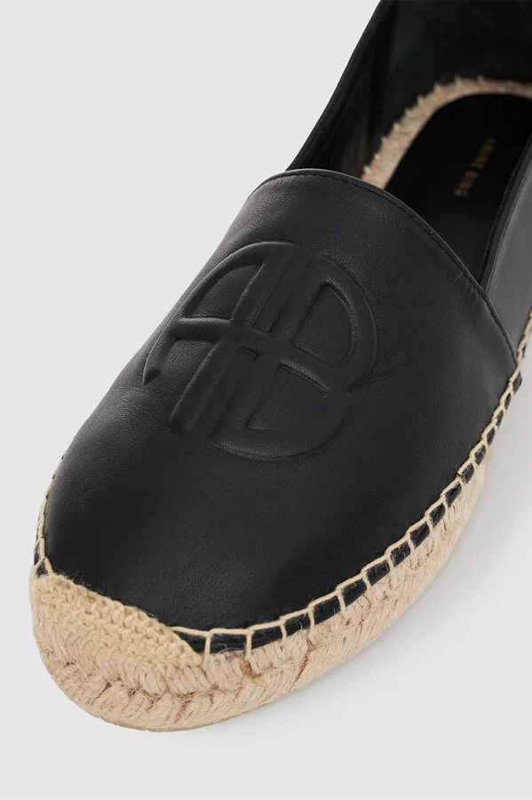 ANINE BING Paloma Espadrilles in Black - Image 5