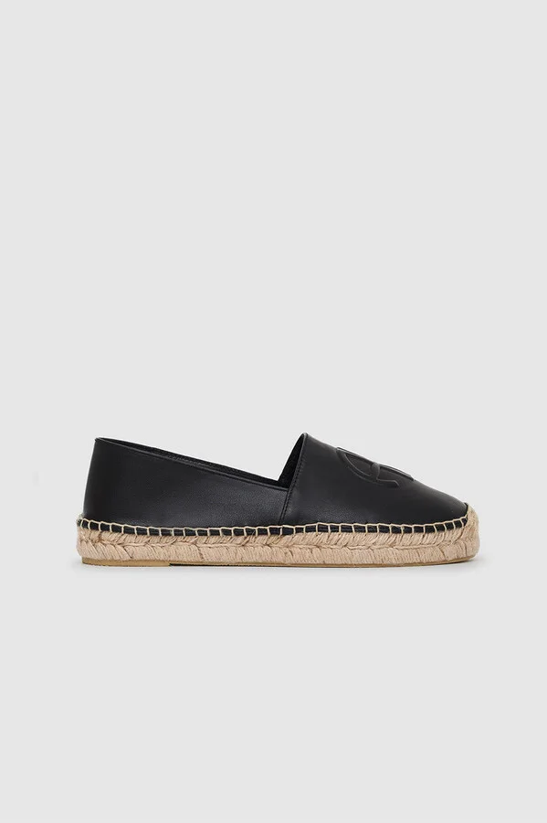 ANINE BING Paloma Espadrilles in Black
