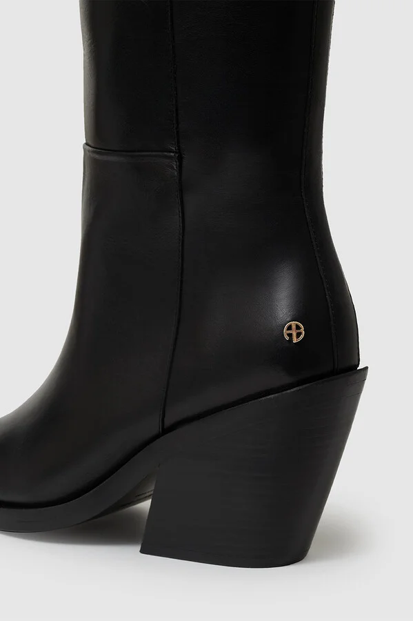 ANINE BING Tall Bekah Boots in Black - Image 5
