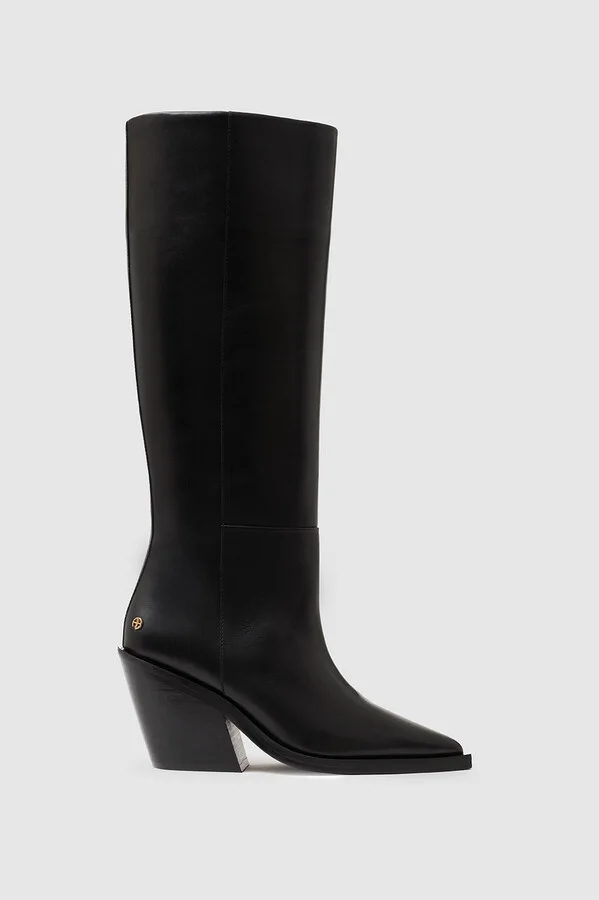 ANINE BING Tall Bekah Boots in Black