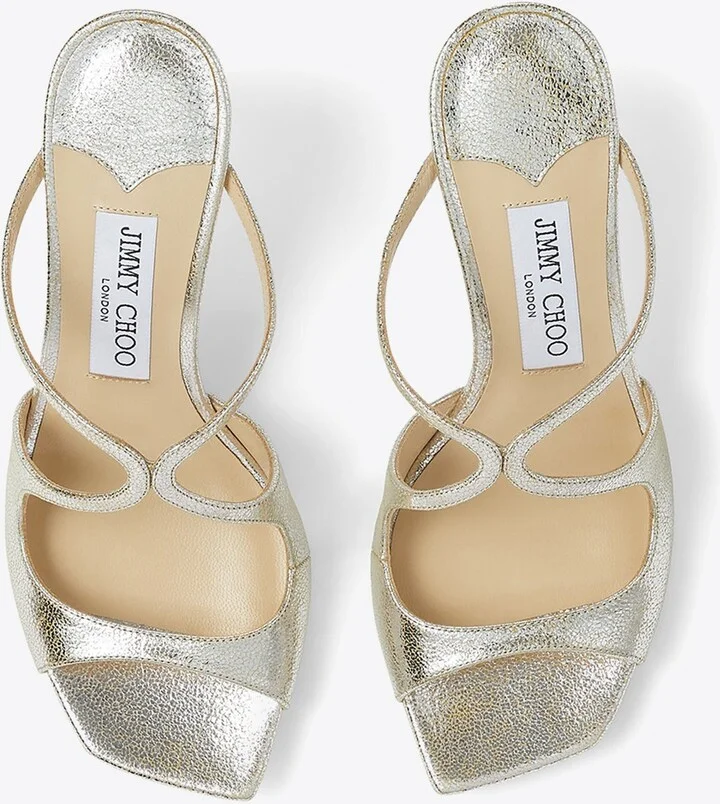 Anise 75 Glitter Leather Mules - Image 2