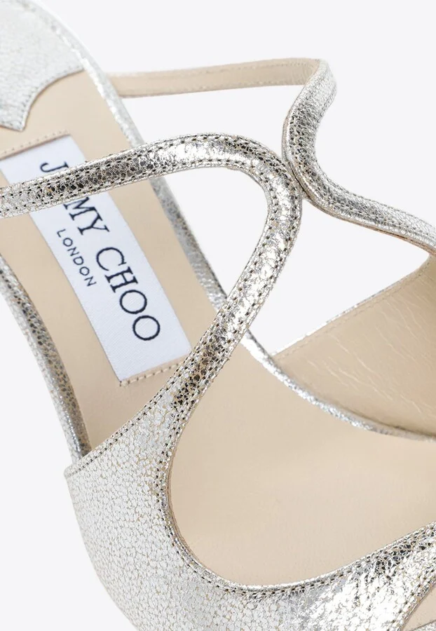 Anise 75 Metallic Leather Mules - Image 3