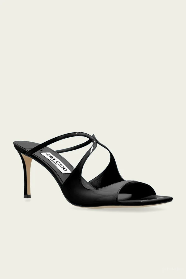 Anise 75 Mules in Black - Image 2