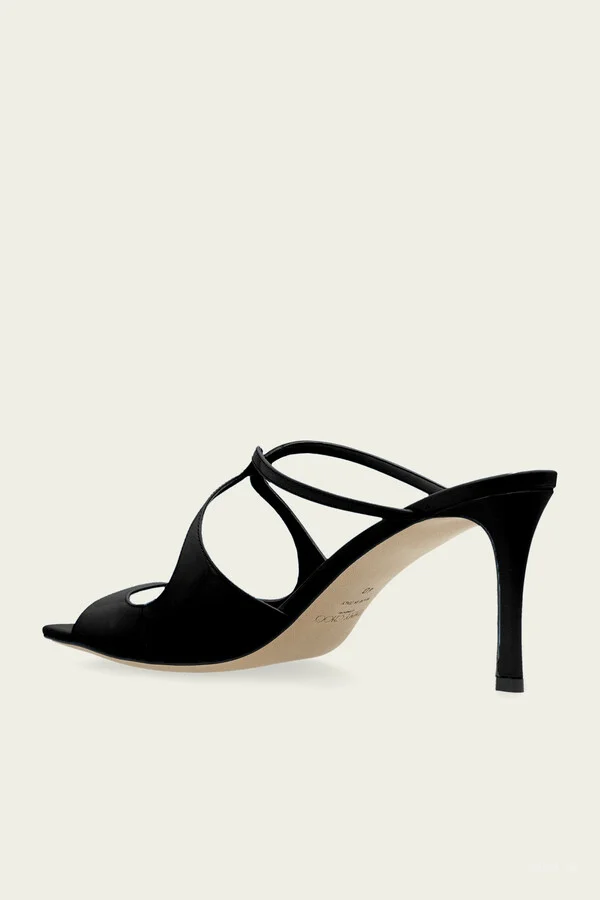 Anise 75 Mules in Black - Image 3