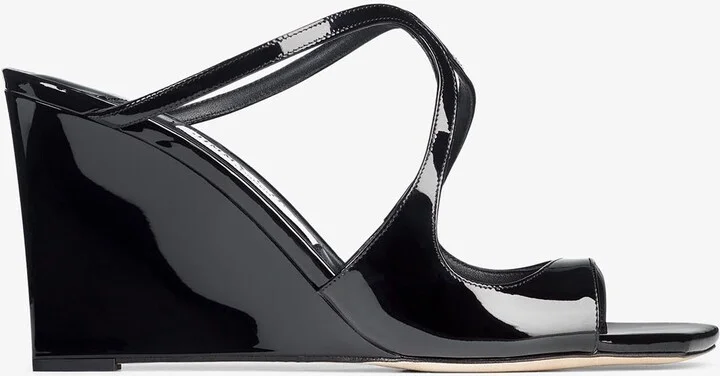 Anise 85 Leather Wedge Sandals