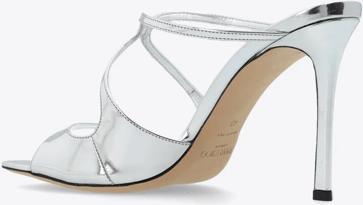 Anise 95 Metallic Leather Mules - Image 2