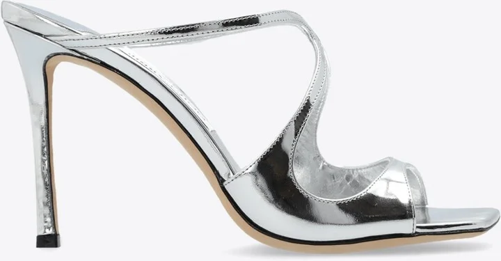 Anise 95 Metallic Leather Mules