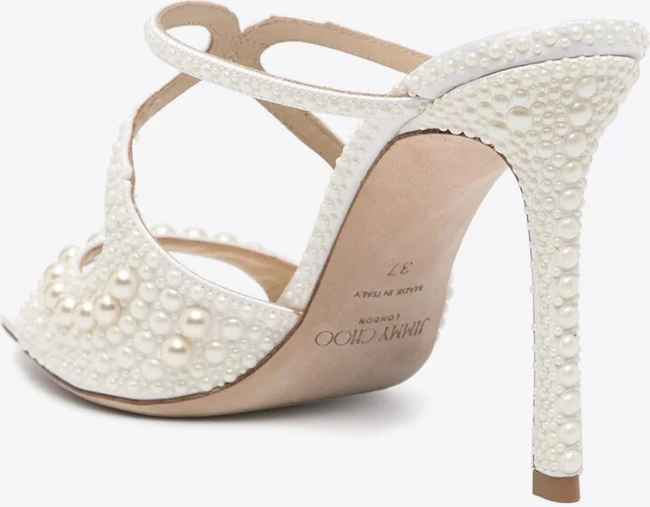 Anise 95 Pearl Embellished Mules - Image 2
