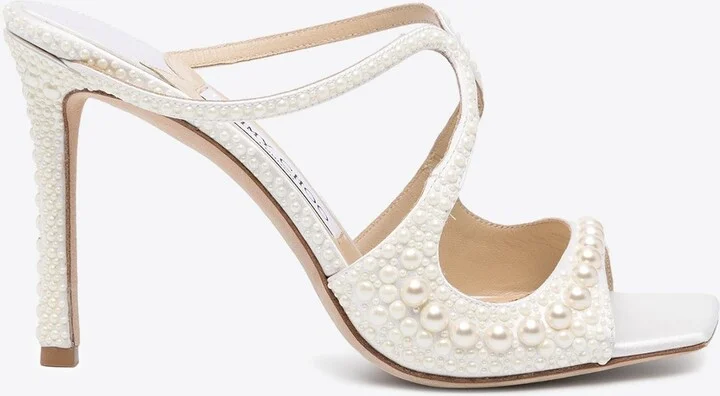 Anise 95 Pearl Embellished Mules