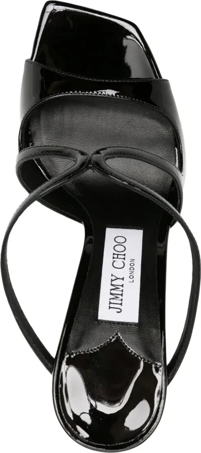 Anise 95mm cut-out patent mules - Image 4