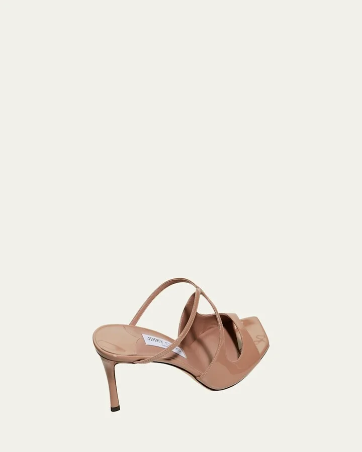 Anise Patent Leather Slide Sandals - Image 9