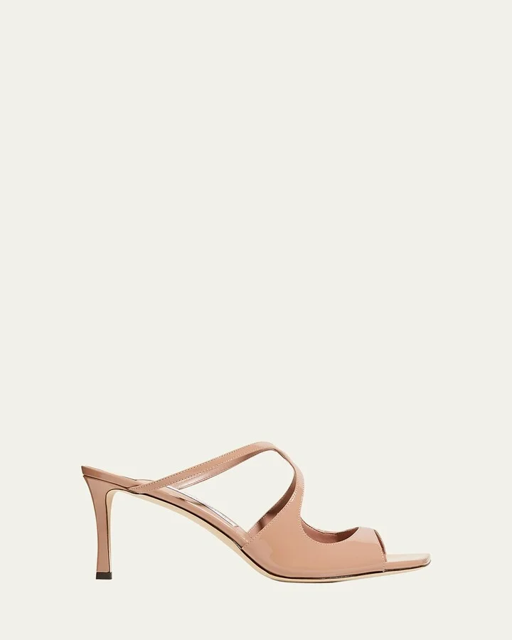 Anise Patent Leather Slide Sandals