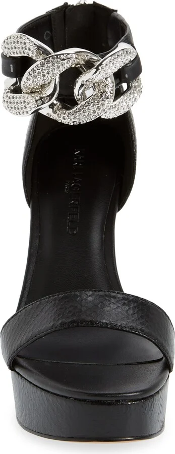 Anisha Crystal Links Platform Sandal - Image 4