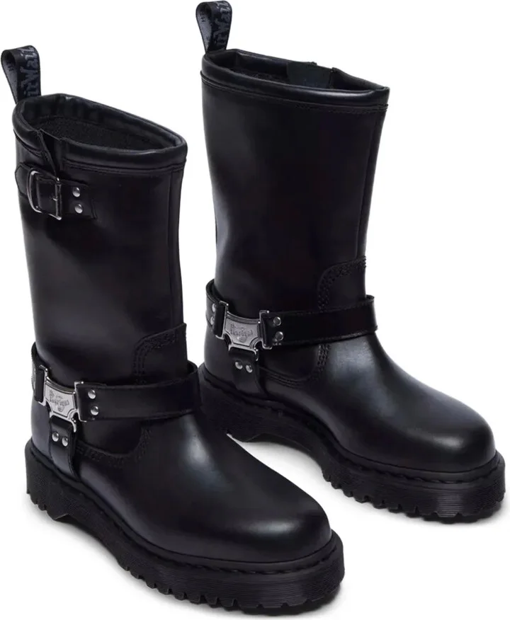 Anistone Hi buckle-strap platform boots - Image 2