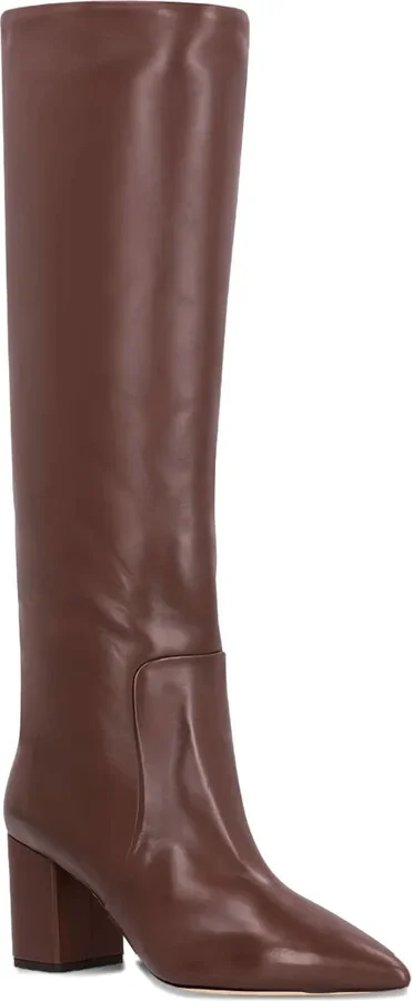 Anja 70MM leather block-heel boots - Image 2