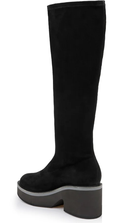 ANKI Leather Knee-High Platform Boot - Image 2