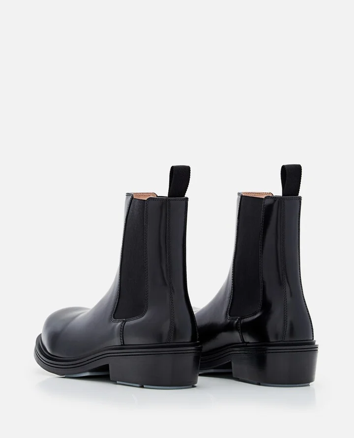 Ankle Boot Leather Gloss Vinyl - Image 3