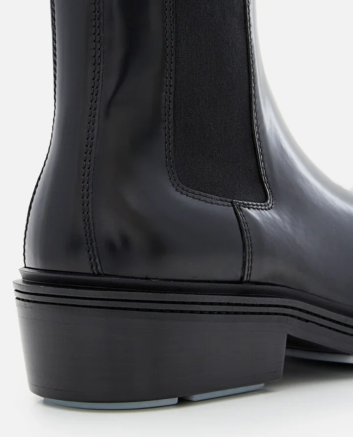 Ankle Boot Leather Gloss Vinyl - Image 4