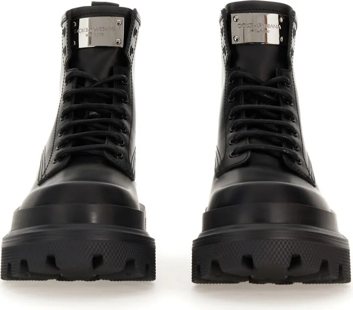 Ankle Boot With Logo Plaque - Image 2