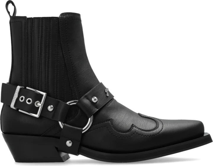 Ankle Boots, , - Black