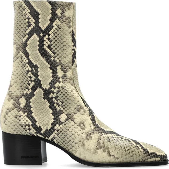 Ankle Boots, , - Cream