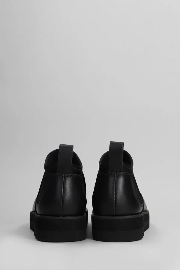 Ankle Boots In Black Leather - Image 4