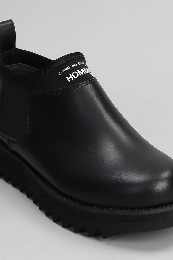 Ankle Boots In Black Leather - Image 5