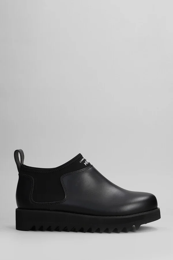 Ankle Boots In Black Leather
