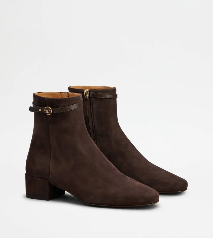 Ankle Boots in Suede - Image 2
