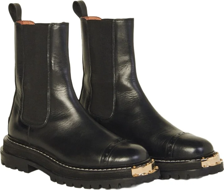 Ankle boots with notched sole - Image 2