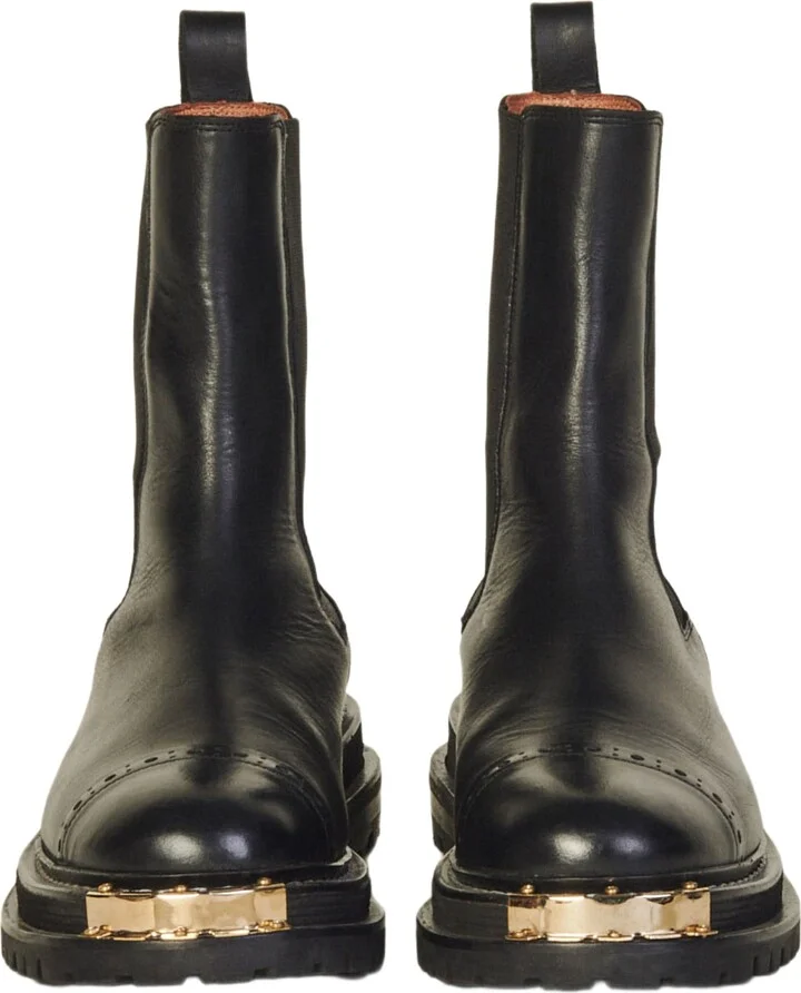 Ankle boots with notched sole - Image 3