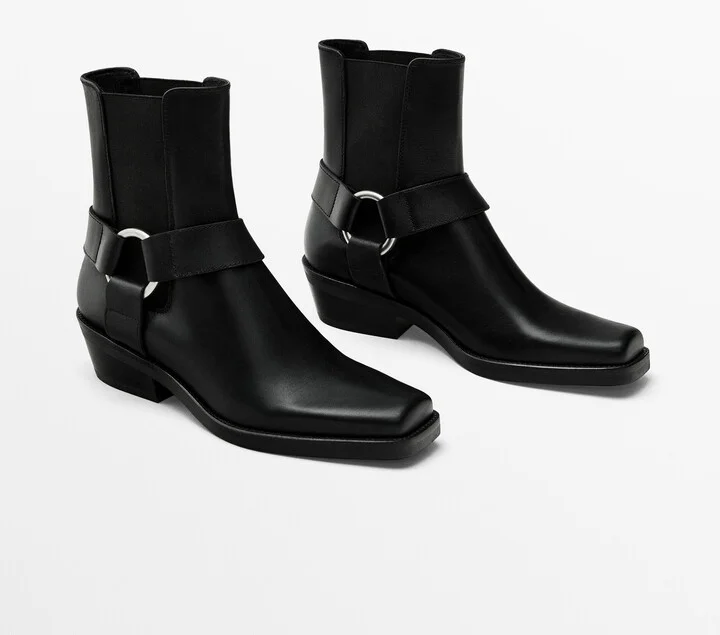 Ankle Boots With Side Horsebit - Image 3