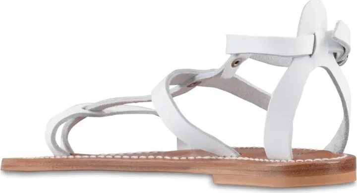 Ankle-Buckle Leather Sandals - Image 3