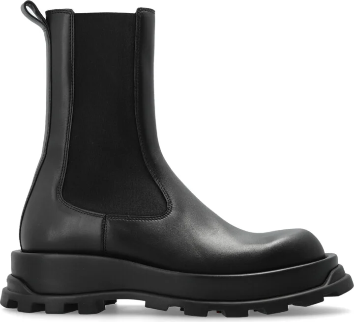Ankle-high Shoes, , - Black