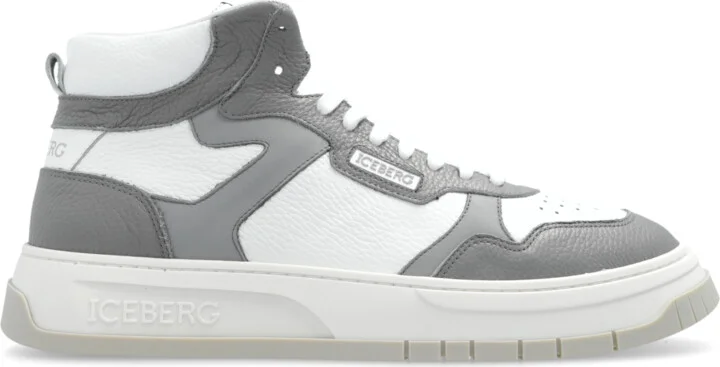 Ankle-high Sports Shoes ‘Clock’, , - White