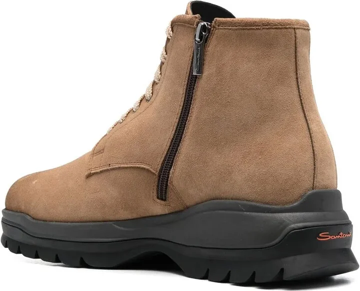 Ankle Lace-Up Fastening Boots - Image 3