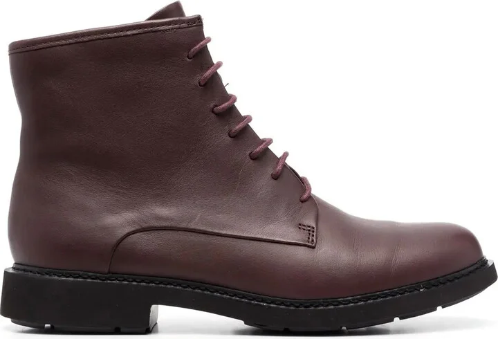 Ankle Lace-Up Fastening Boots