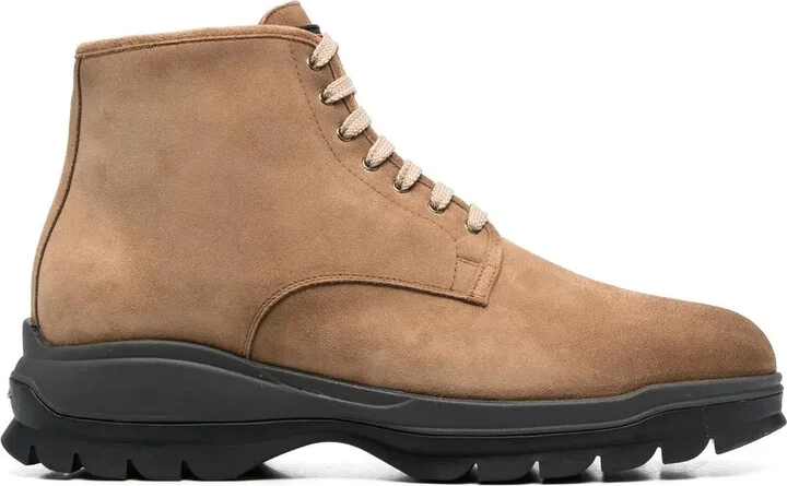Ankle Lace-Up Fastening Boots