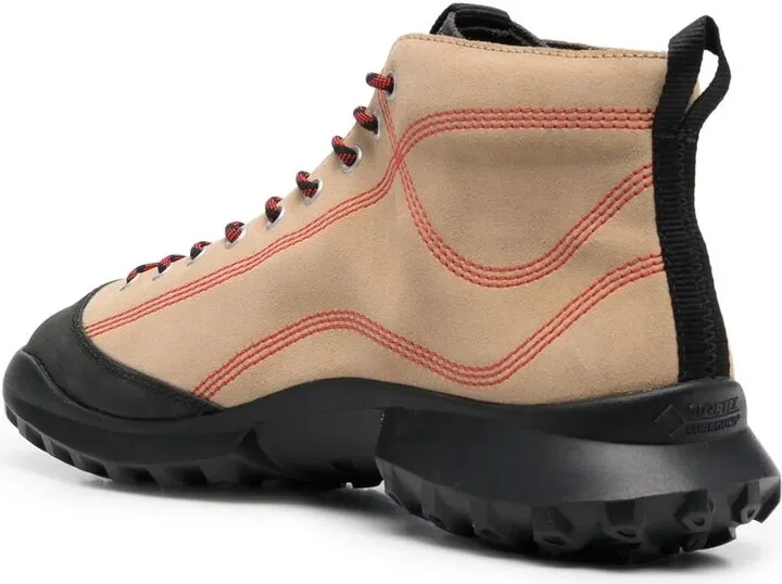 Ankle Lace-Up Panelled Boots - Image 3