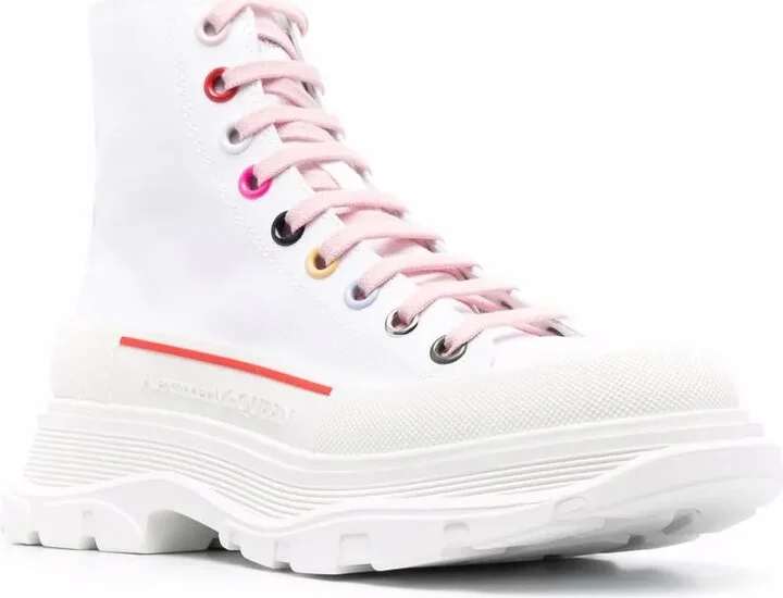 Ankle Lace-Up Sneakers - Image 2