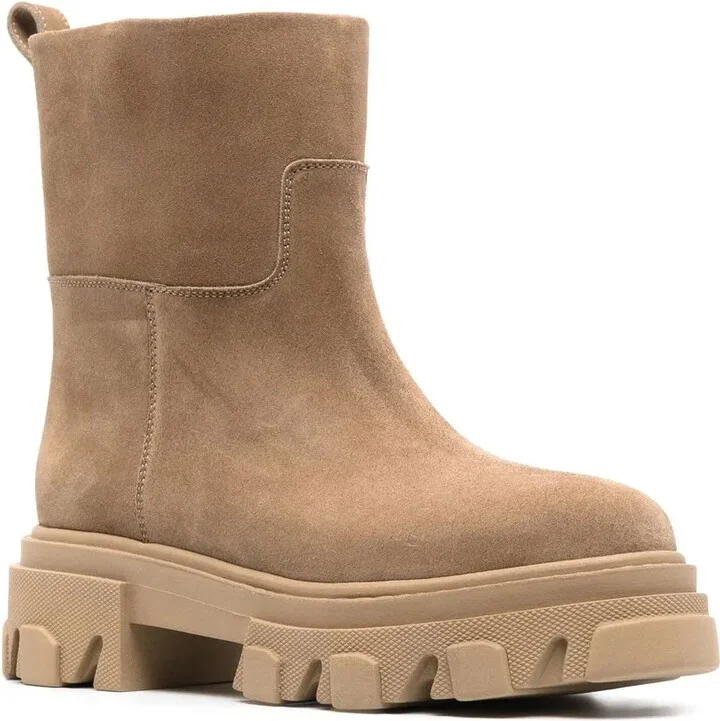 Ankle Leather Boots - Image 2