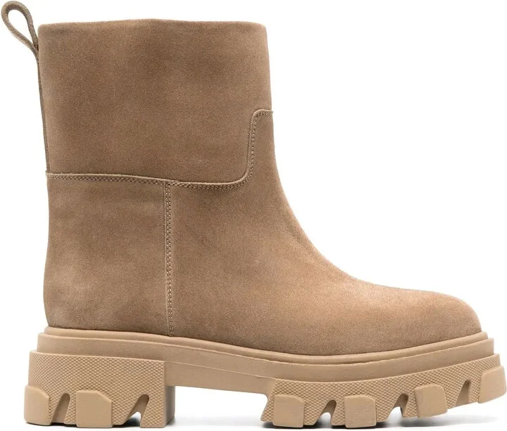 Ankle Leather Boots