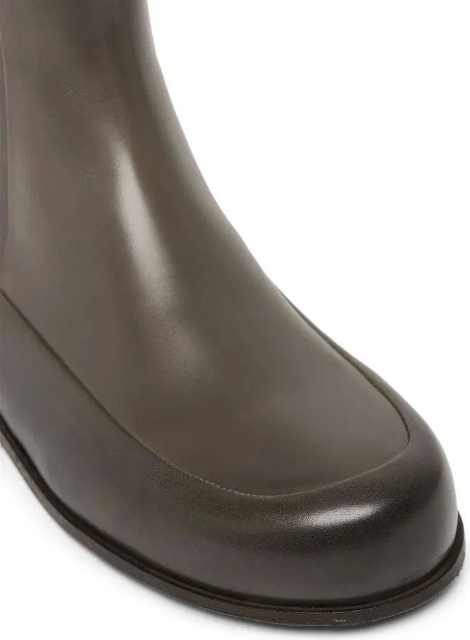 Ankle-Lenght Calf Leather Boots - Image 4